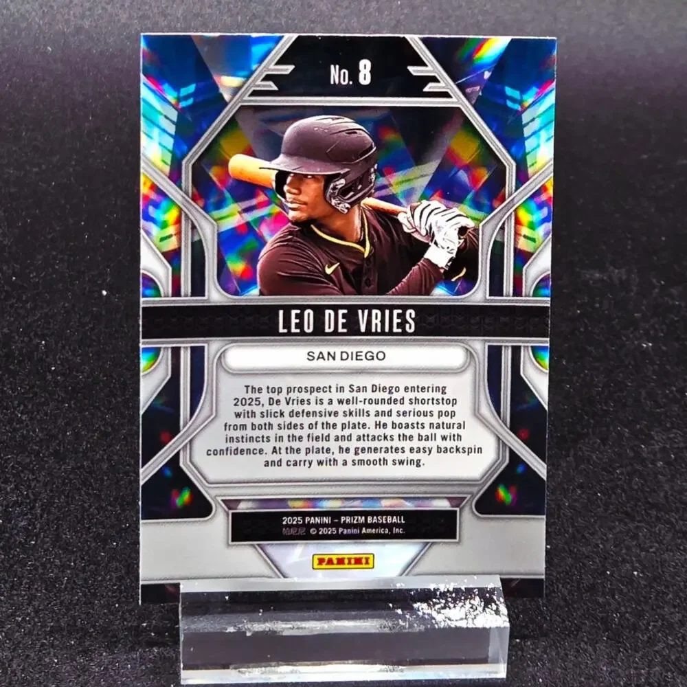 Leo De Vries Jersey Kings Patch Prizmatic RC Athletics Top Prospect